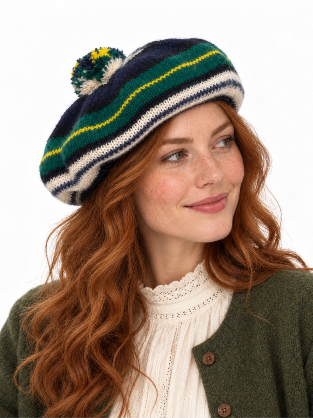 Maban of Scotland Vintage Pure Wool Tam O’Shanter Dress Gordon Beret Hat OS
